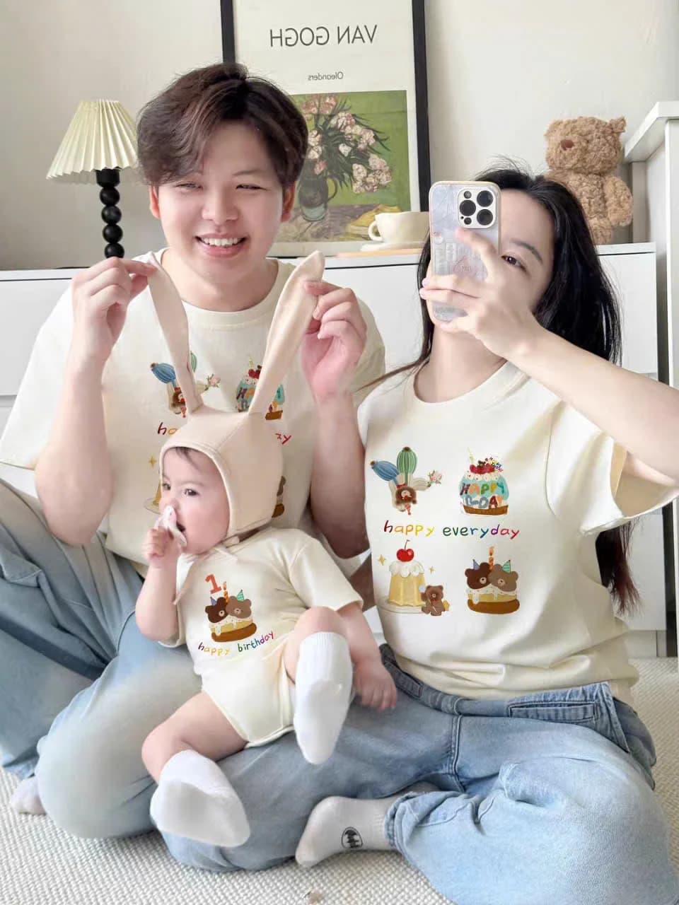 Áo thun gia đình Happy Birthday - Cá nhân hóa số tuổi — ảnh 7