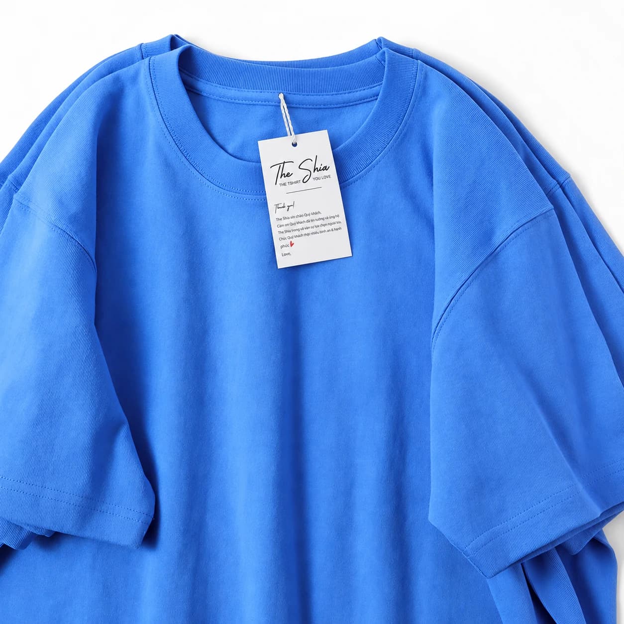 ÁO THUN TRƠN UNISEX FORM SUÔNG BIỂN MÔN — ảnh 2