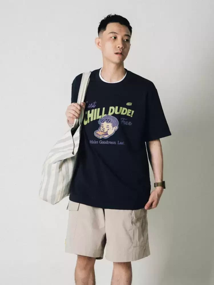 ÁO THUN NAM HỌA TIẾT CHILL DUDE — ảnh 4