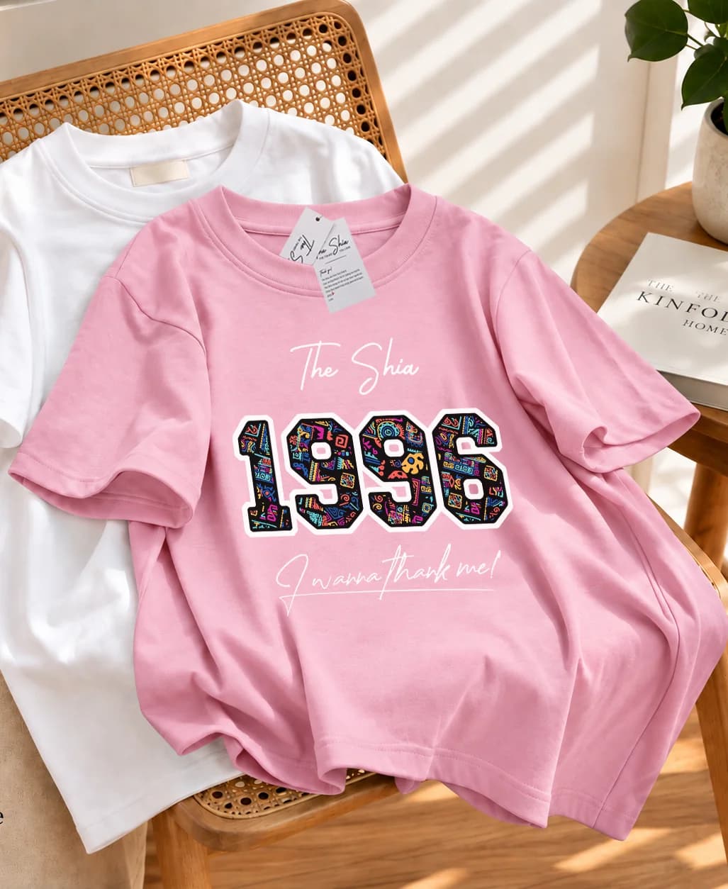ÁO THUN NĂM SINH 1996 HỌA TIẾT THỔ CẨM — ảnh 1