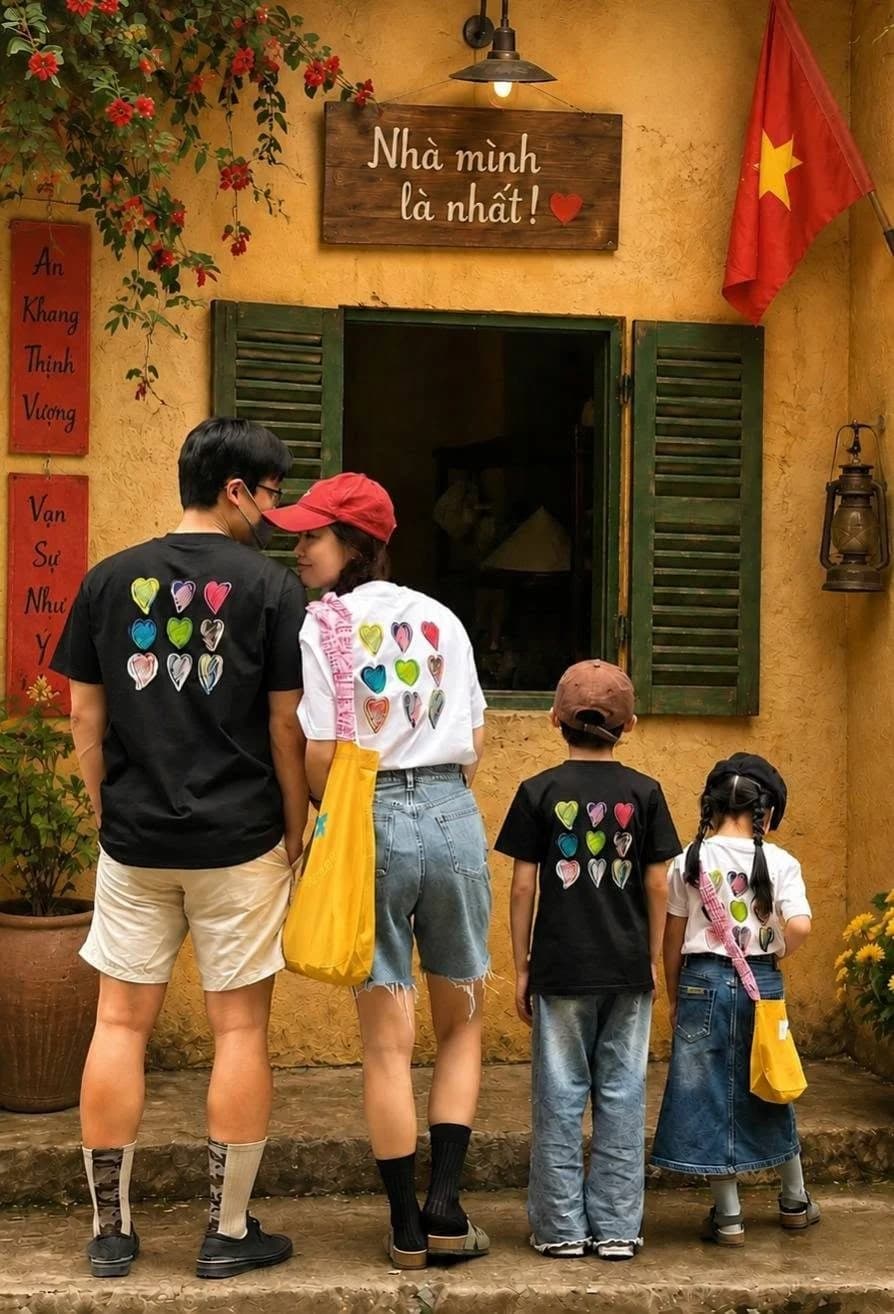 Áo thun gia đình Home Is Us — ảnh 1