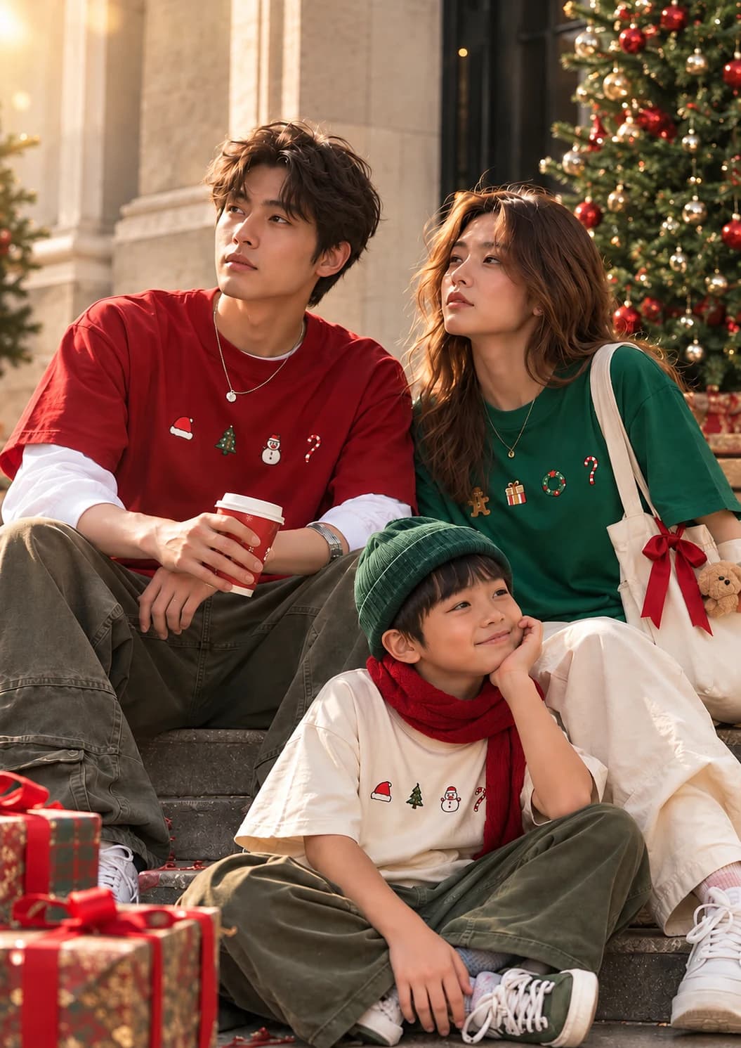 Christmas Graphic Family Tee – Áo Thun Gia đình Giáng Sinh — ảnh 1
