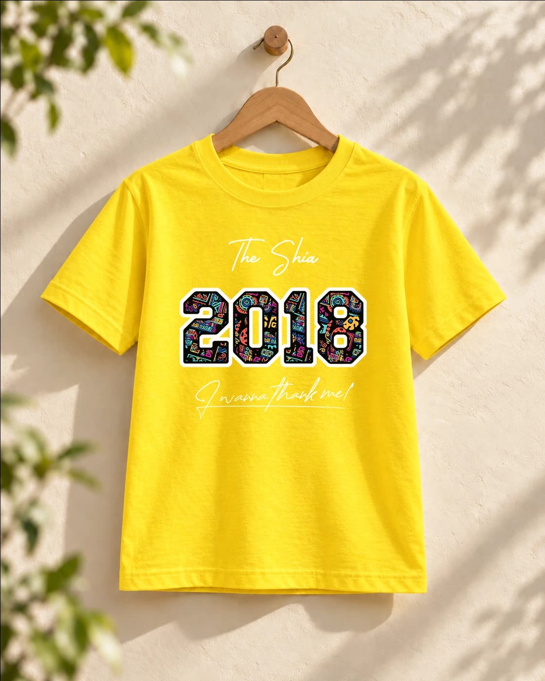 Áo thun năm sinh 2018 họa tiết thổ cẩm — ảnh 9