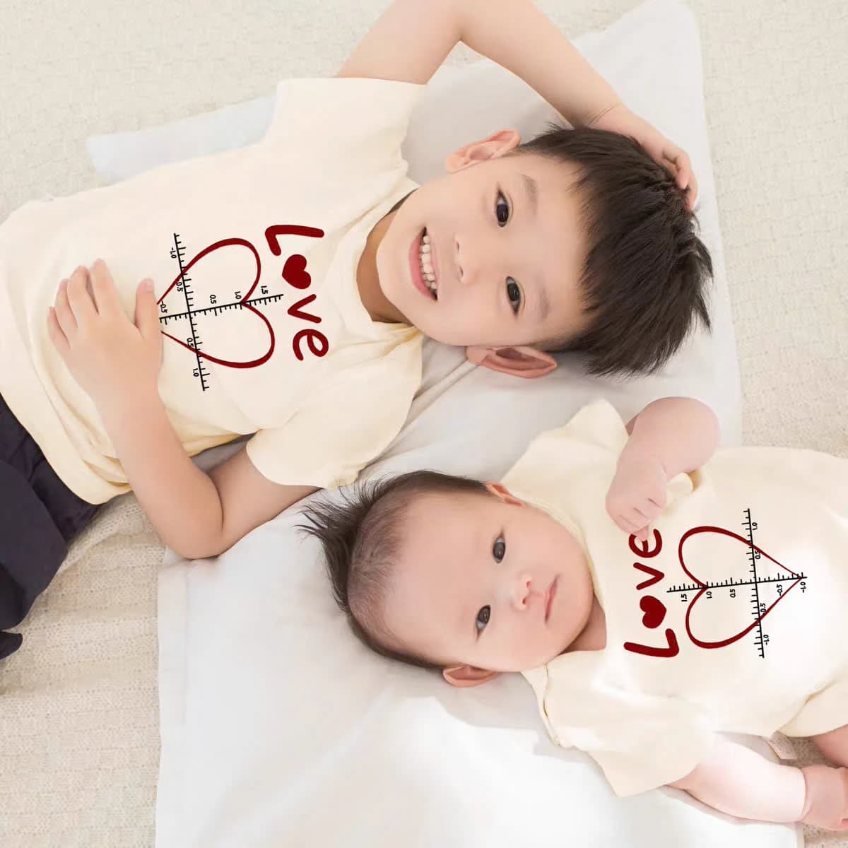 Áo Thun Gia Đình Love Equation – Họa Tiết Trái Tim — ảnh 3