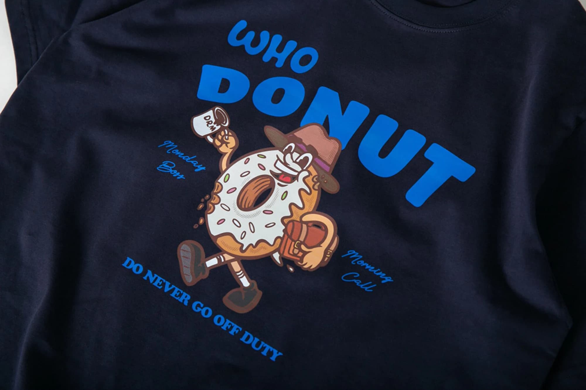 ÁO THUN NAM HỌA TIẾT WHO DONUT — ảnh 5