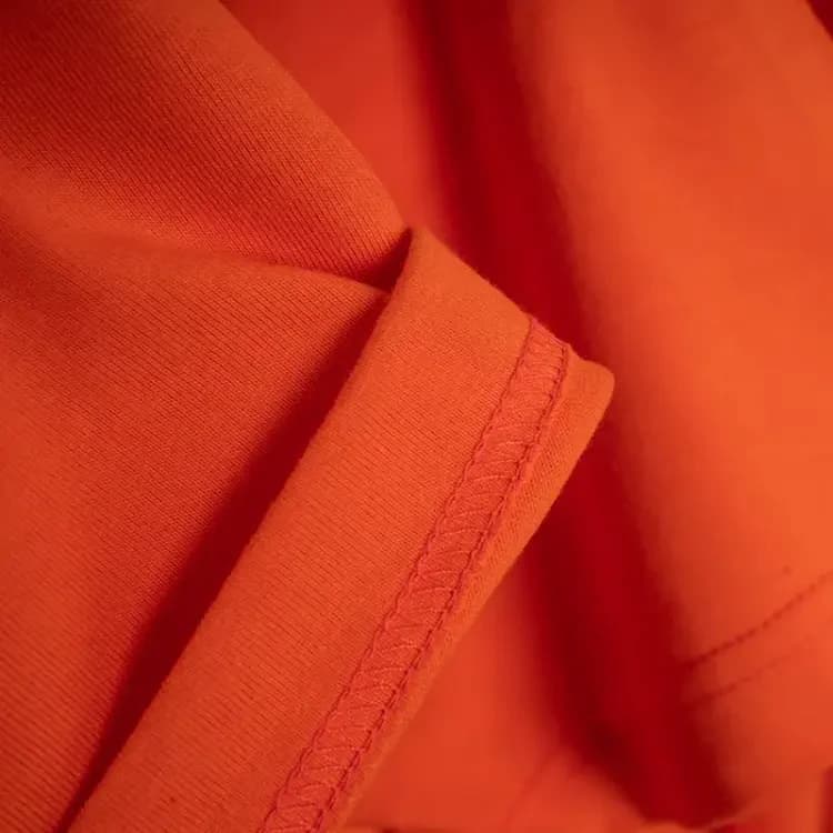 ÁO THUN TRƠN UNISEX FORM SUÔNG CAM — ảnh 2