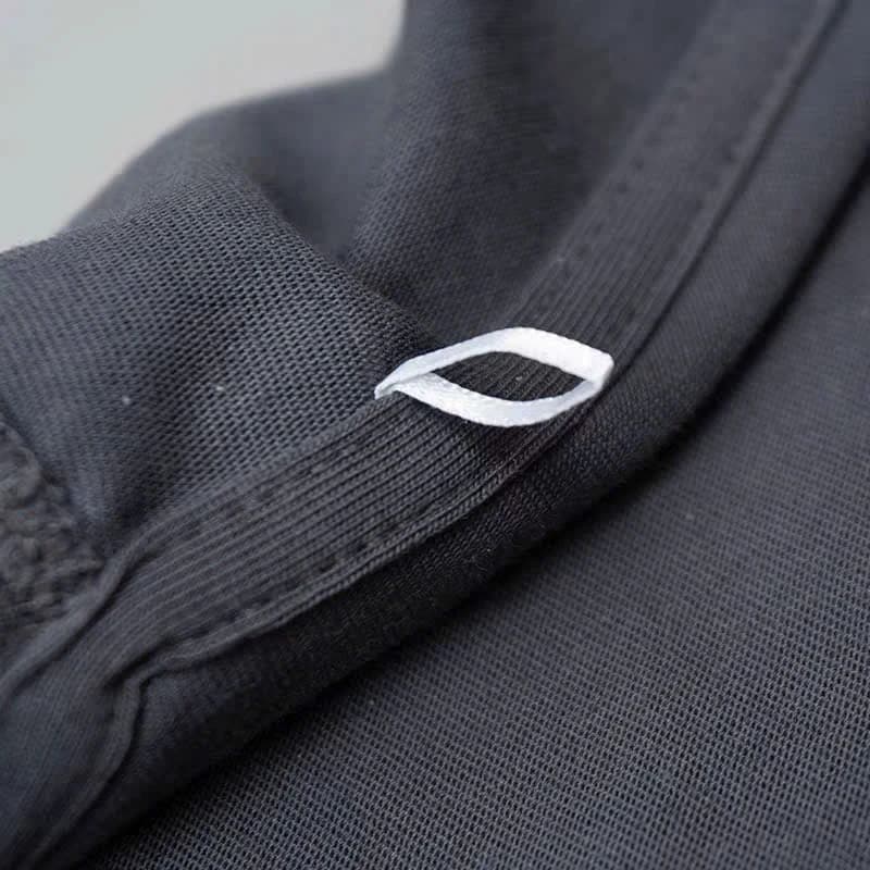 ÁO THUN TRƠN UNISEX FORM SUÔNG XÁM ĐẬM — ảnh 4