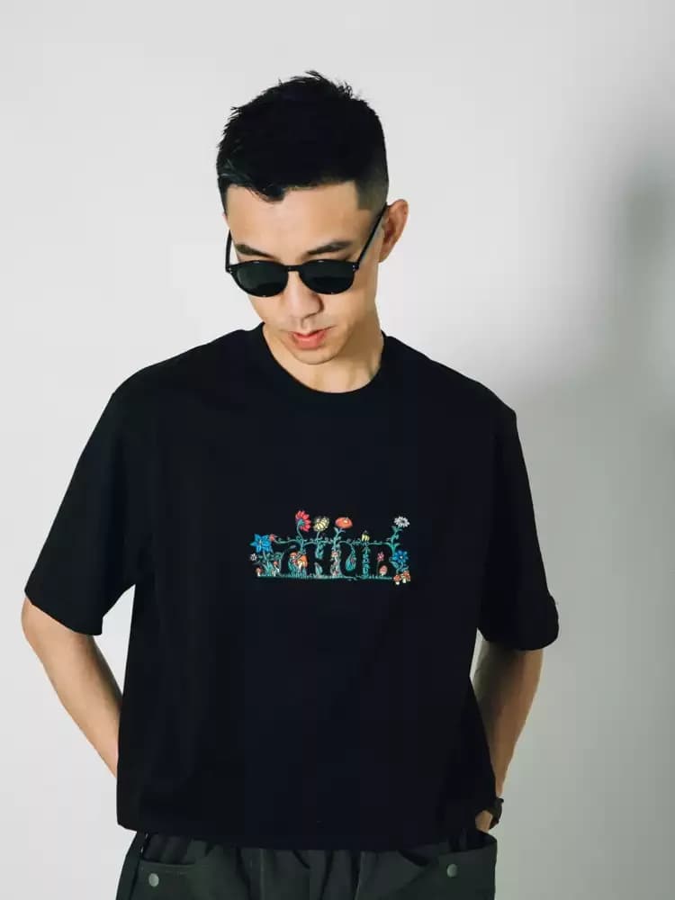 ÁO THUN NAM HỌA TIẾT FLORAL LETTER — ảnh 3