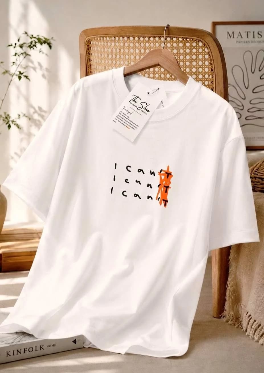 Áo Thun Nữ Áo Thun Nữ I Can’t — ảnh 1