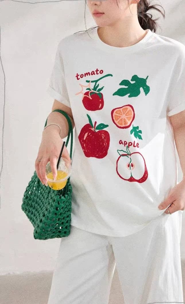 Áo Thun Nữ Fruit Graphic — ảnh 4