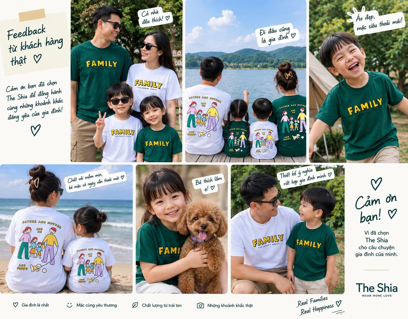 Áo thun gia đình We are Family, tùy chọn màu sắc, 3 thành viên, 4 thành viên, 5 thành viên