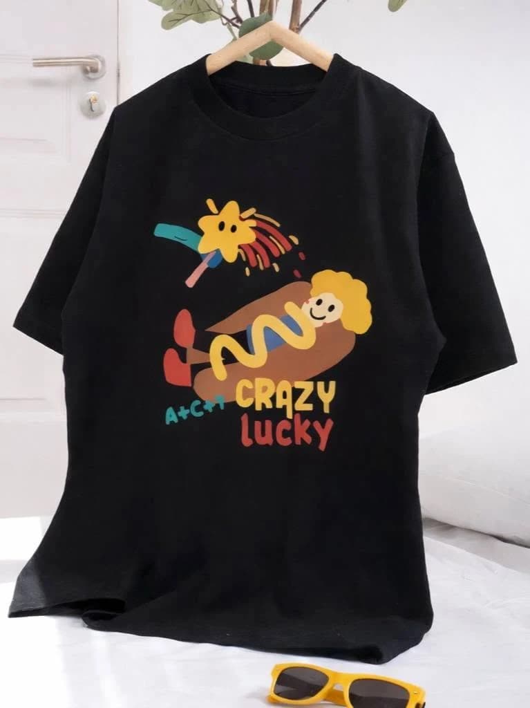 Áo thun nữ Crazy Lucky Print — ảnh 2