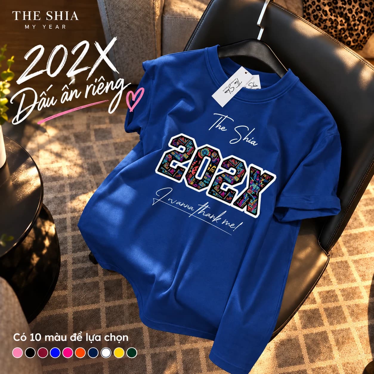 ÁO THUN MY YEAR 202X HỌA TIẾT THỔ CẨM