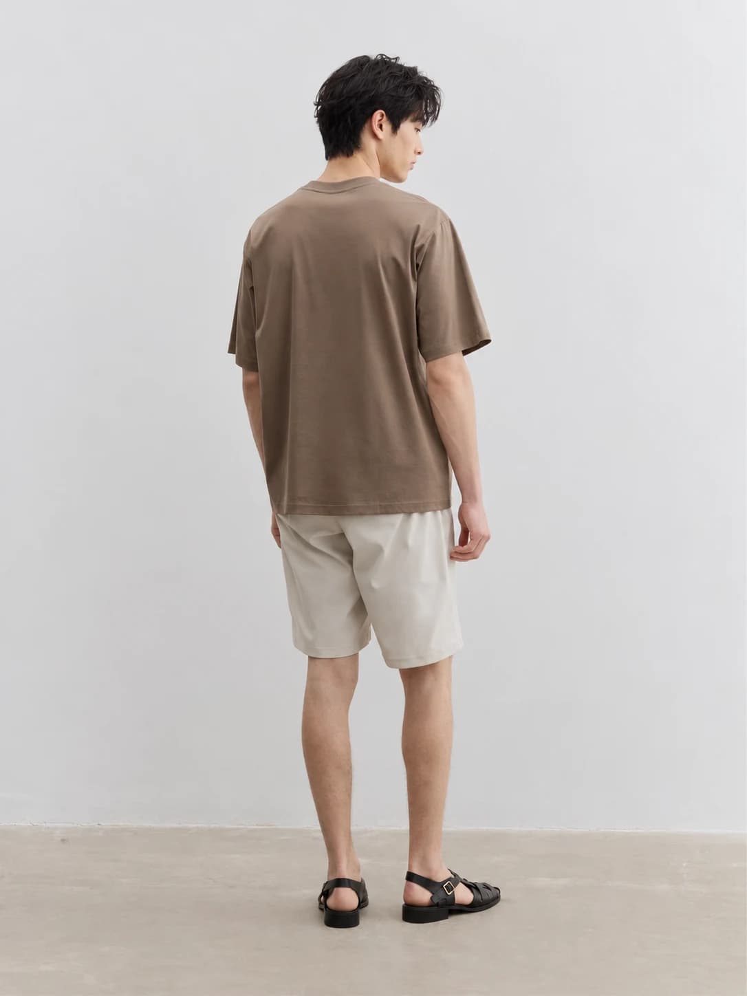 ÁO THUN TRƠN UNISEX FORM SUÔNG CACAO — ảnh 4