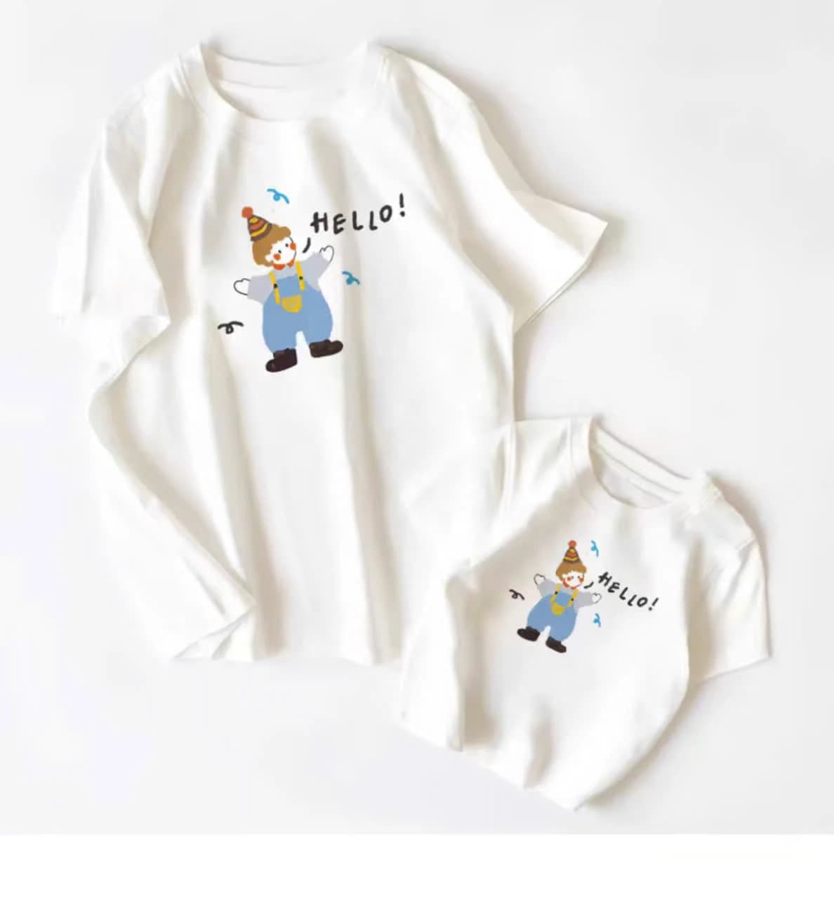 Áo Thun Gia Đình Hello – Họa Tiết Hoạt Hình — ảnh 5