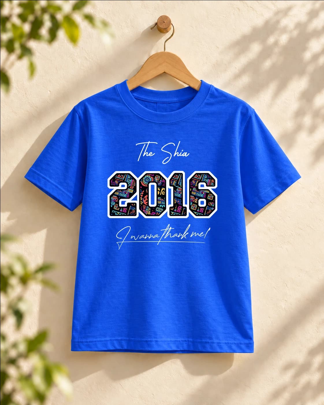 Áo thun năm sinh 2016 họa tiết thổ cẩm — ảnh 4