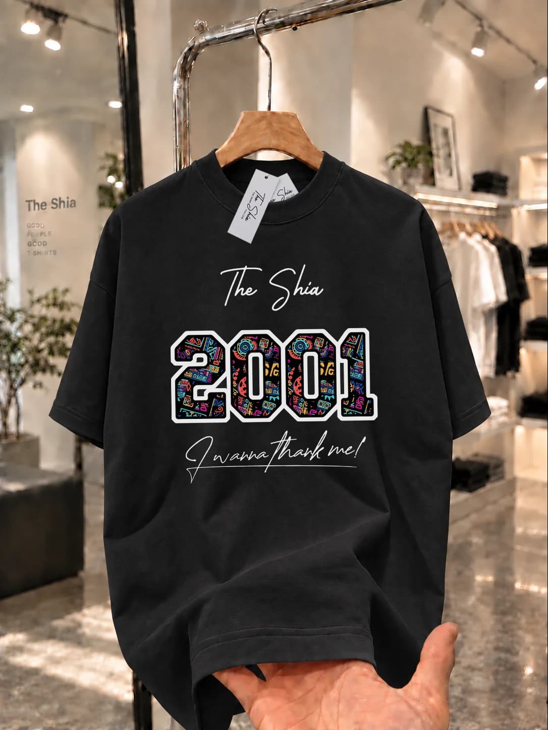 ÁO THUN NĂM SINH 2001 HỌA TIẾT THỔ CẨM — ảnh 3