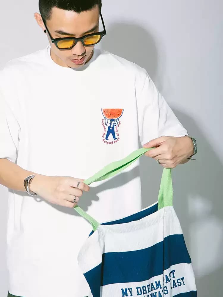 ÁO THUN NAM HỌA TIẾT WATERMELON SUMMER — ảnh 2