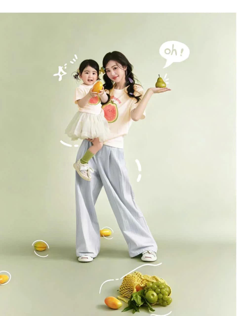 Áo Thun Gia Đình Bơ Ổi – Avocado Guava — ảnh 2