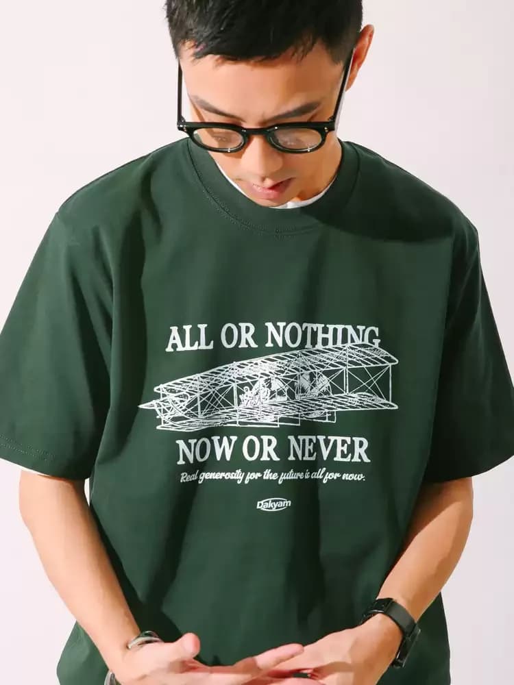 ÁO THUN NAM HỌA TIẾT ALL OR NOTHING