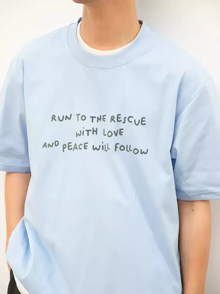 ÁO THUN NAM HỌA TIẾT LOVE & PEACE