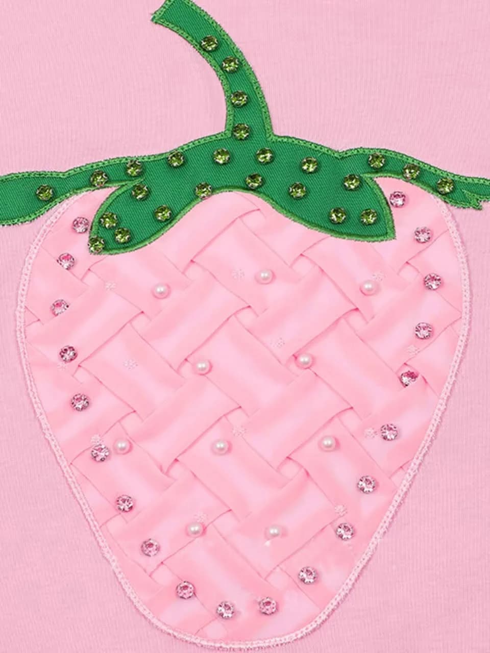 ÁO THUN THE SHIA CHARM - STRAWBERRY PEARL | Dâu Ngọc