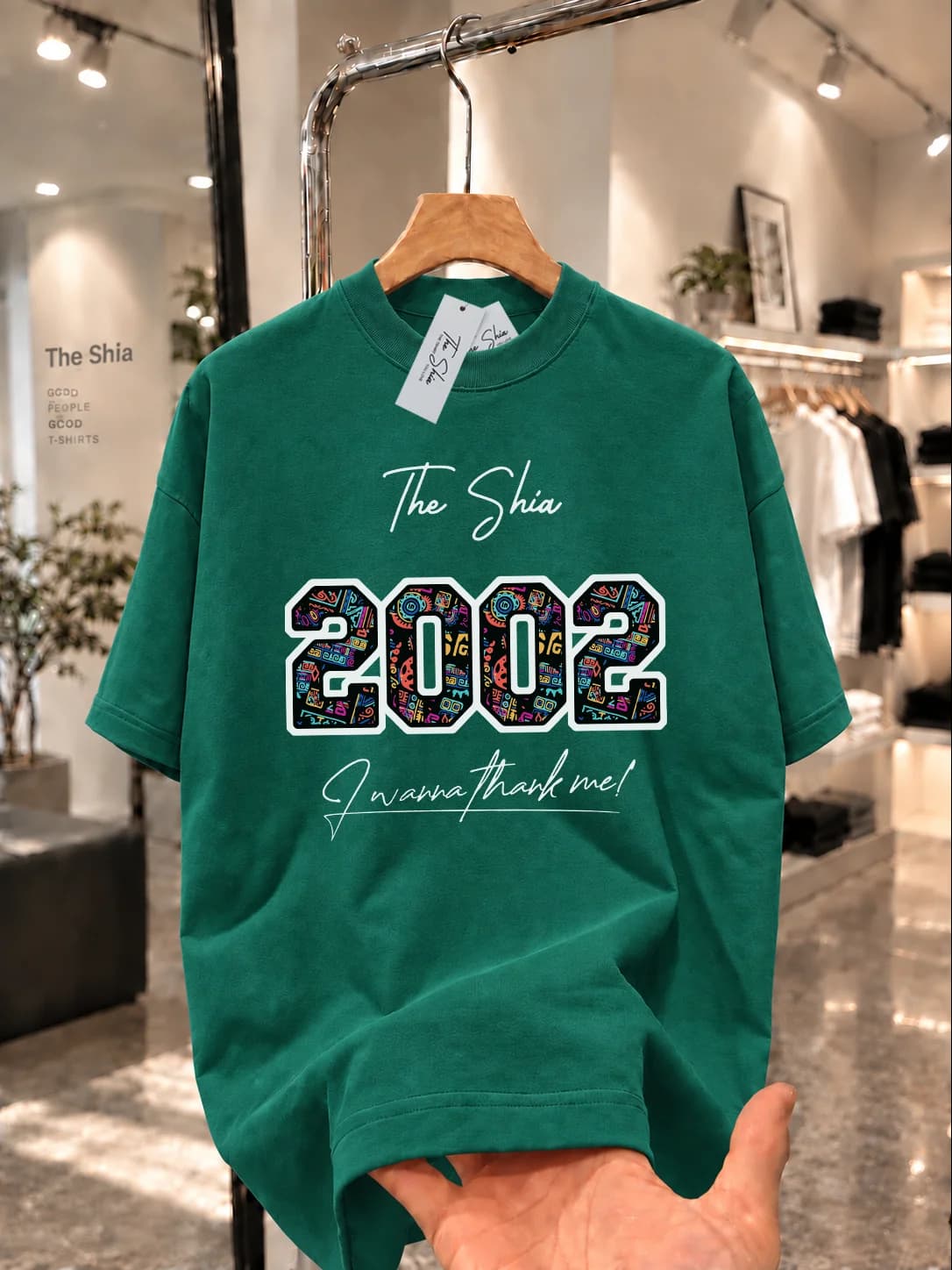 ÁO THUN NĂM SINH 2002 HỌA TIẾT THỔ CẨM
