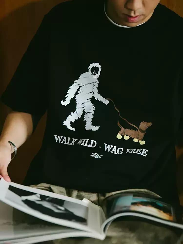 ÁO THUN NAM HỌA TIẾT WALK WILD - WALK FREE