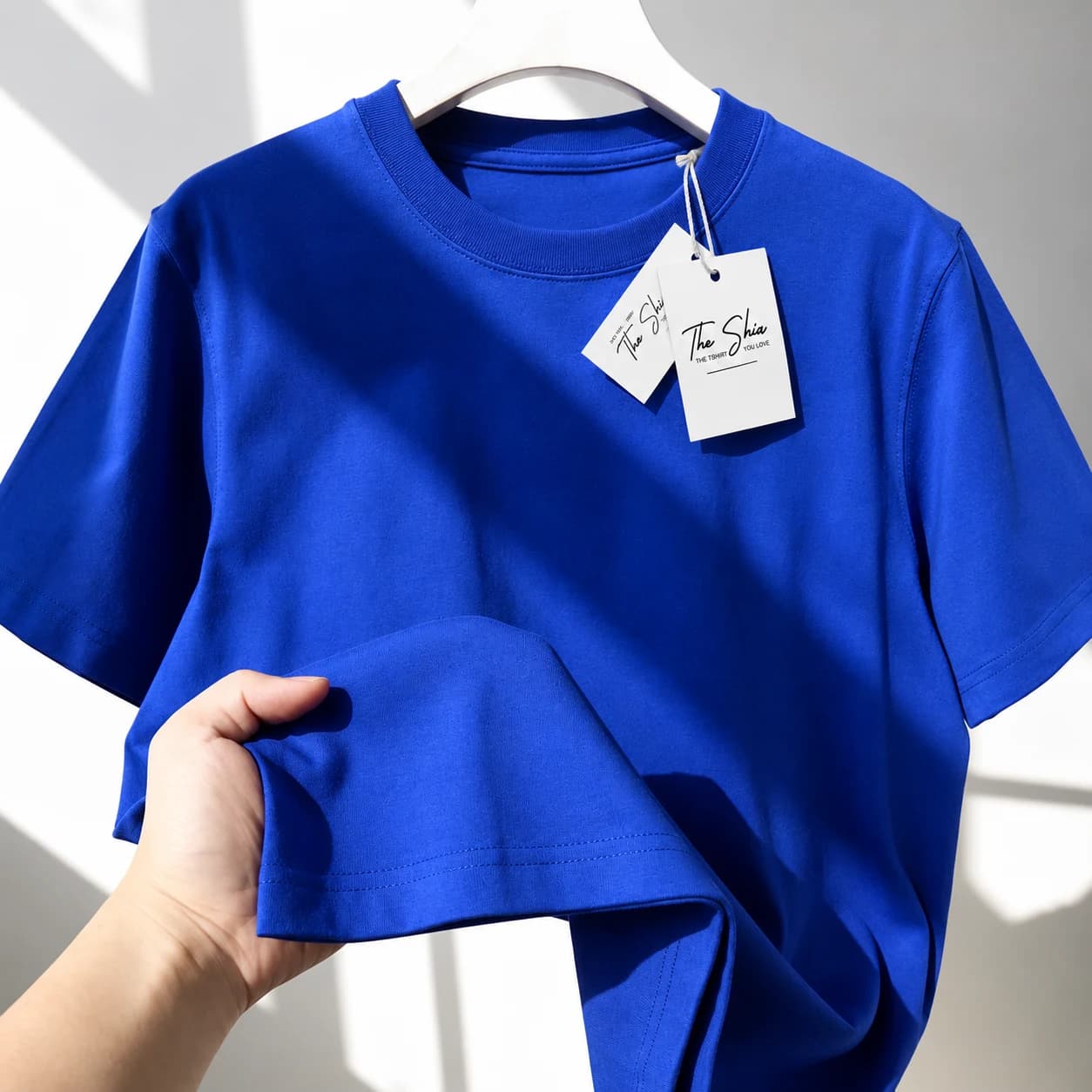 ÁO THUN TRƠN UNISEX FORM SUÔNG XANH BÍCH