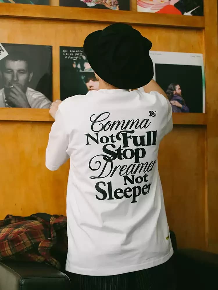 ÁO THUN NAM HỌA TIẾT DREAMER NOT SLEEPER