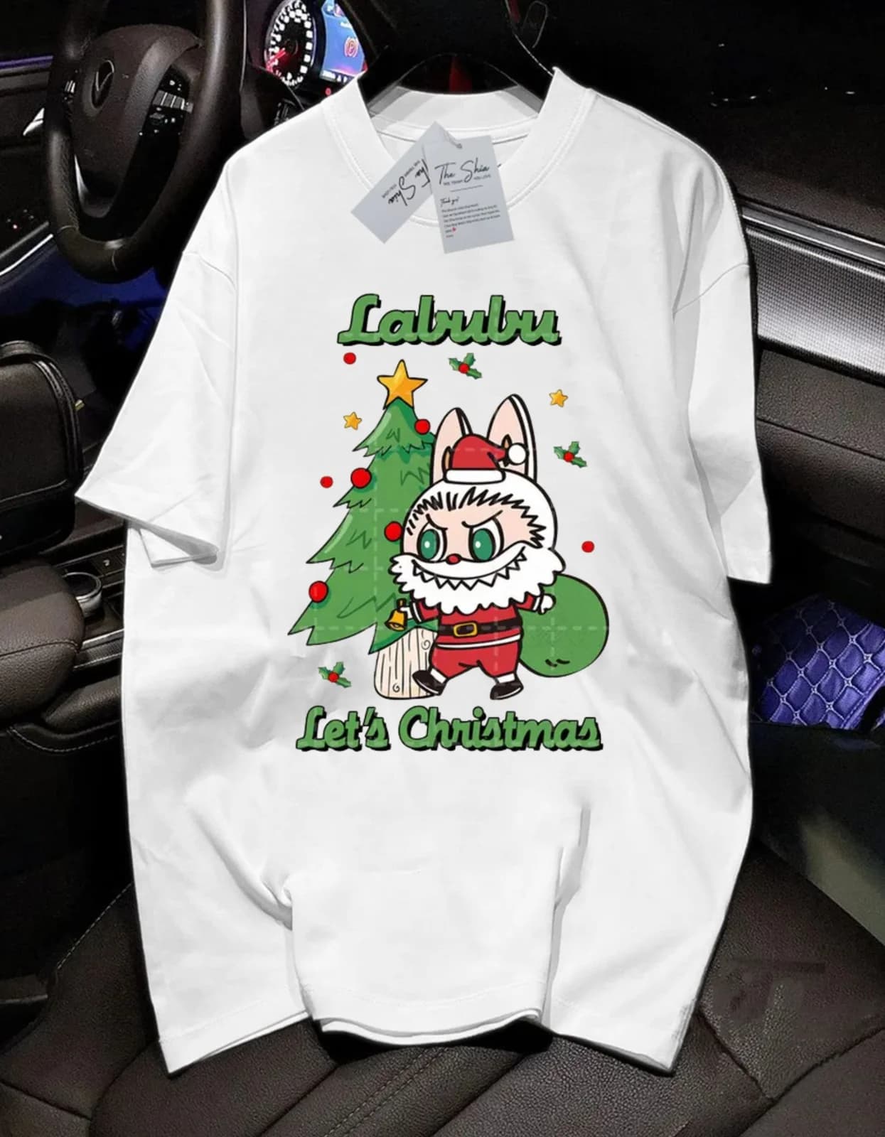 Áo thun Labubu Let's Christmas