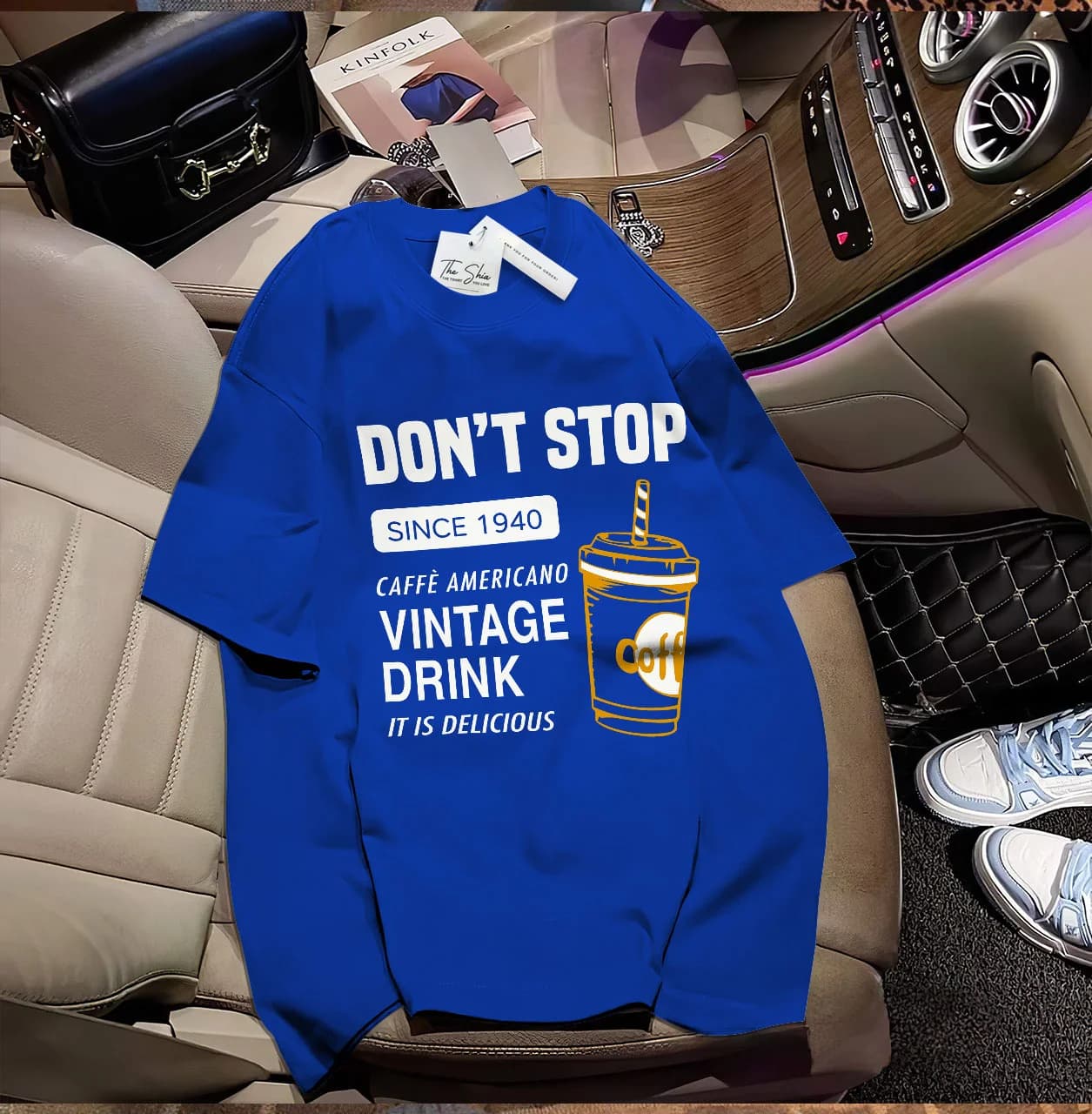 ÁO THUN HỌA TIẾT DON'T STOP V2