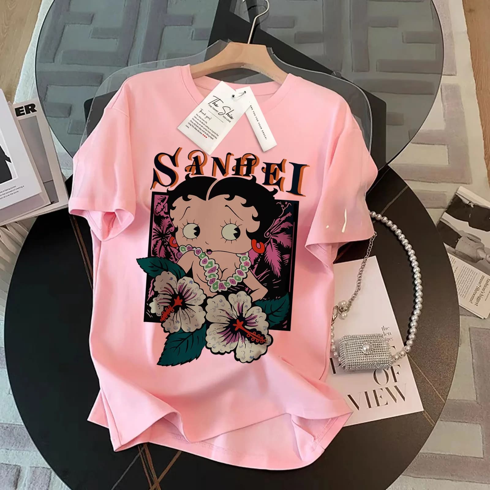 ÁO THUN HỌA TIẾT SANHEI