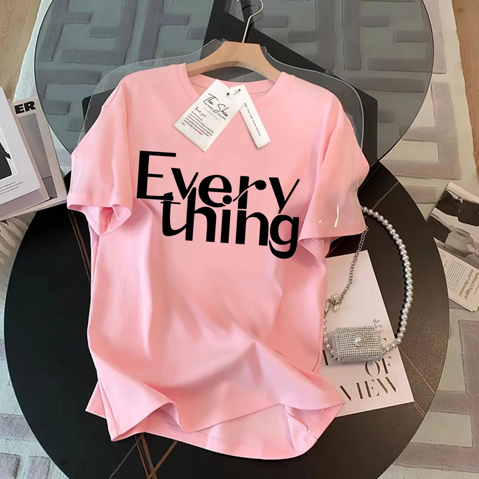 ÁO THUN HỌA TIẾT CHỮ EVERYTHING V2