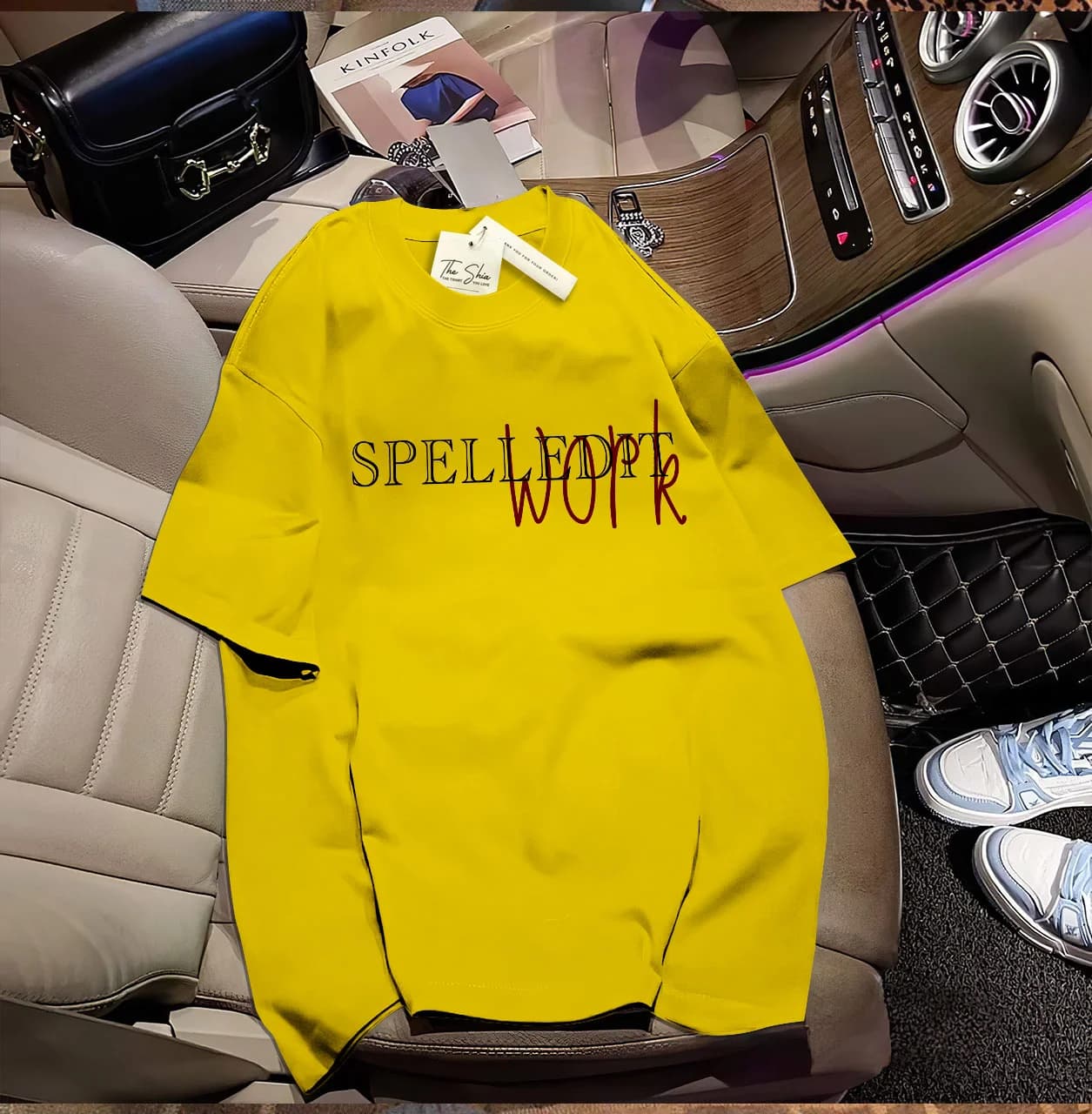 ÁO THUN HỌA TIẾT SPELLEDIT WORK