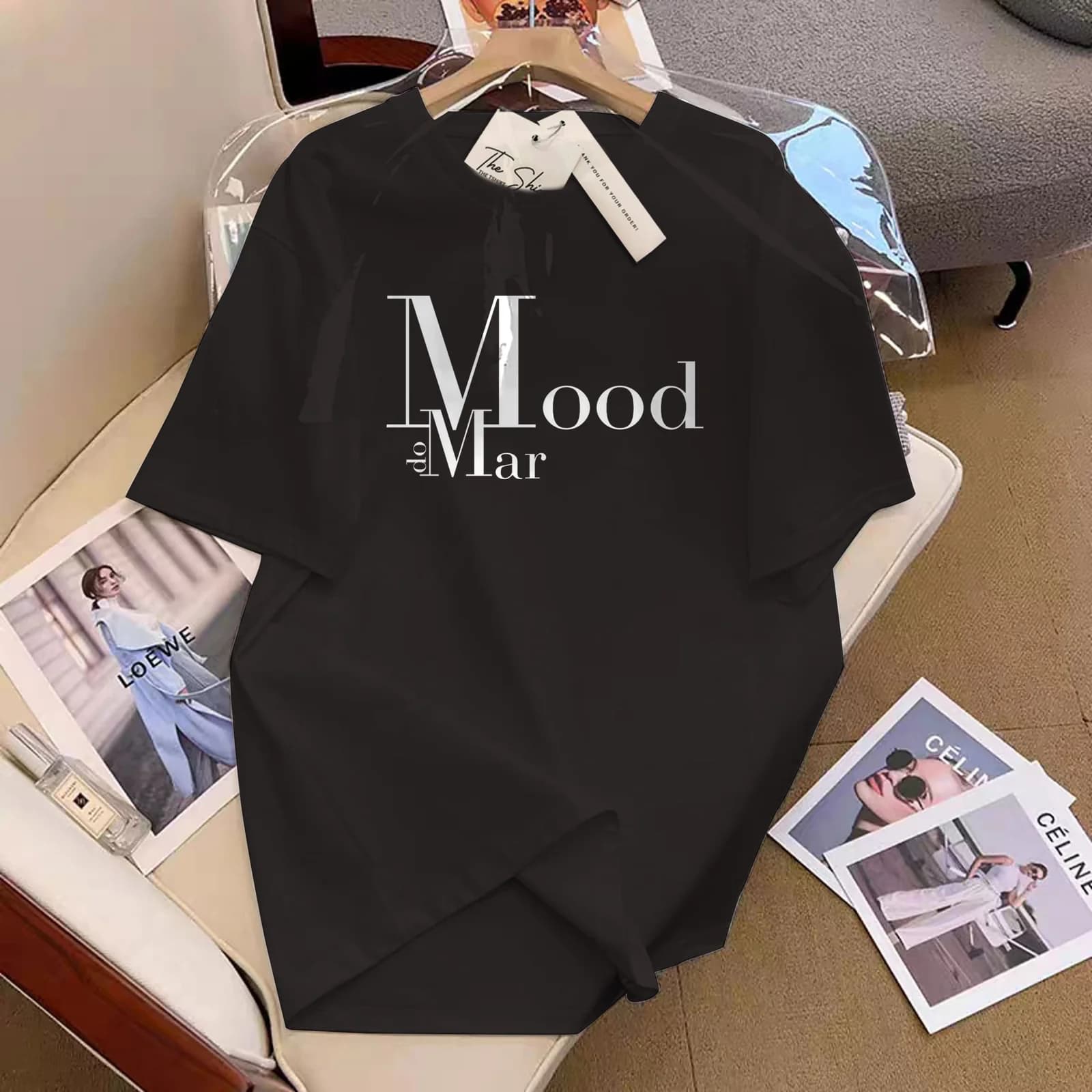 ÁO THUN HỌA TIẾT CHỮ MOOD