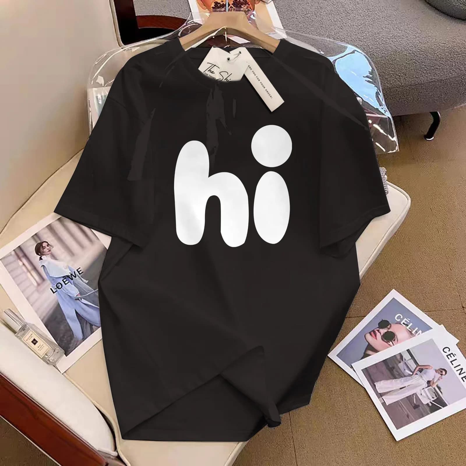 ÁO THUN HỌA TIẾT HI V2