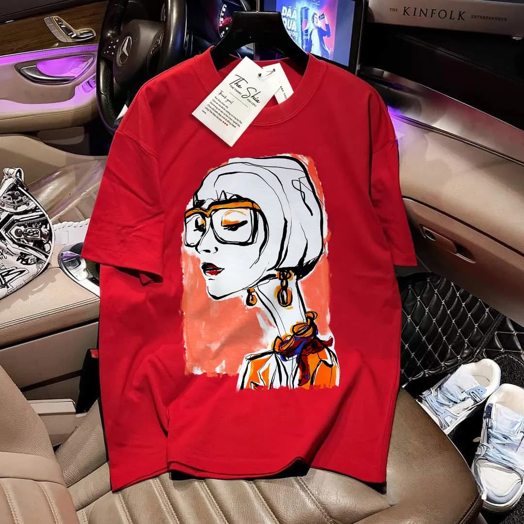 ÁO THUN HỌA TIẾT FASHION GIRL — ảnh 1