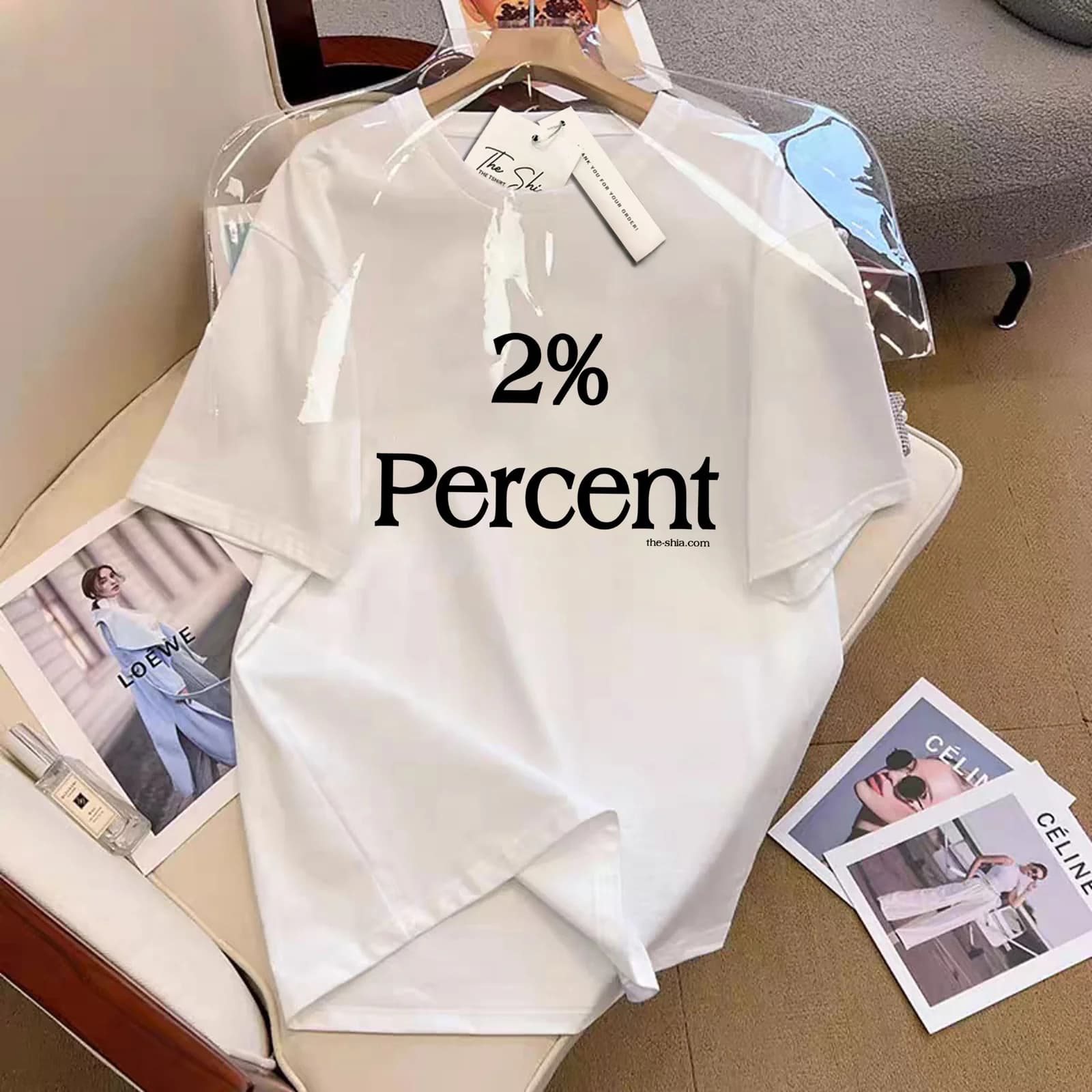 ÁO THUN HỌA TIẾT 2 PERCENT