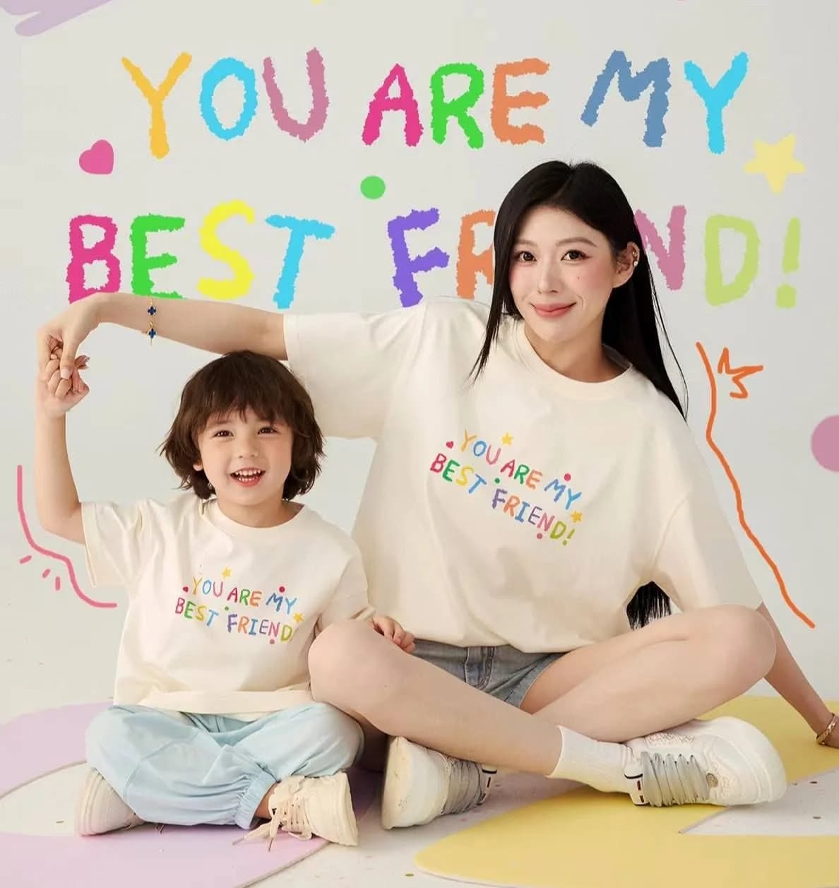 Áo thun gia đình YOU ARE MY BEST FRIEND