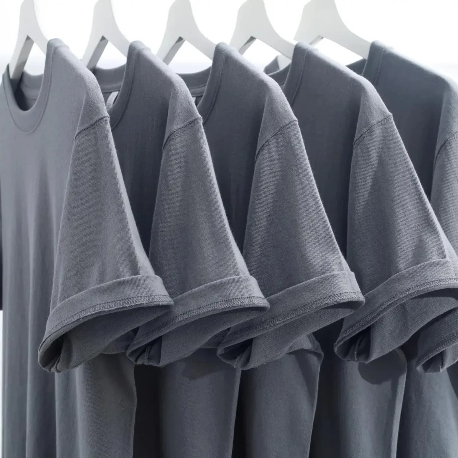 T23 - ÁO THUN COTTON BASIC MÀU XÁM CHÌ