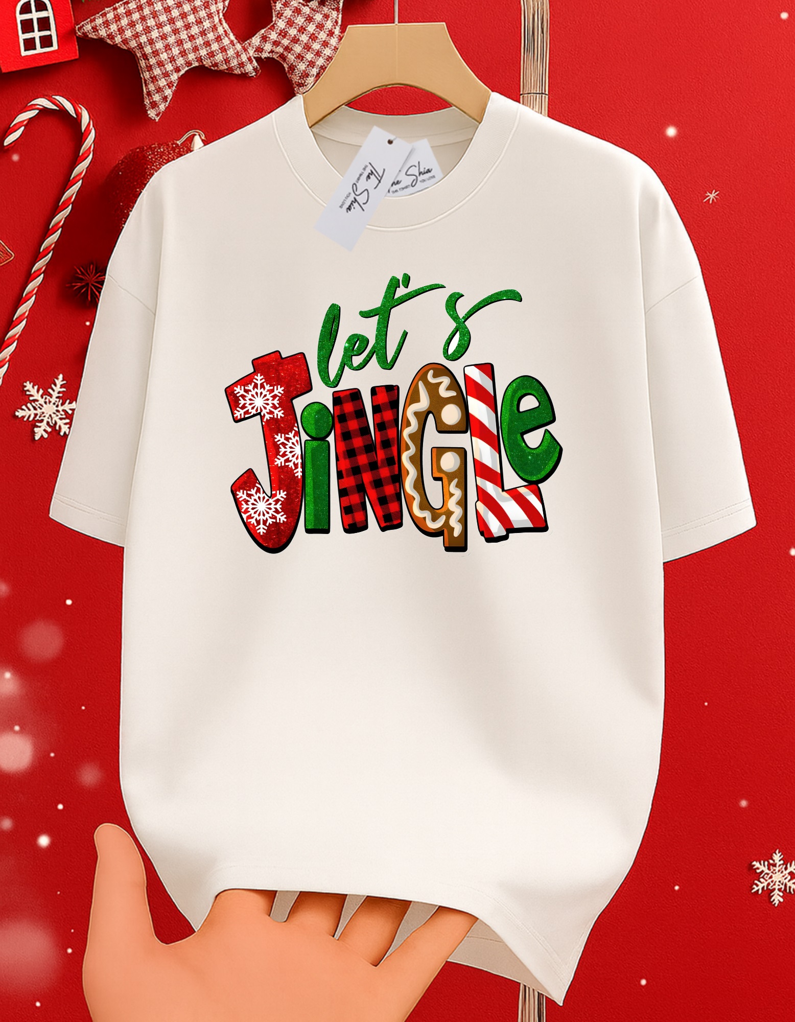 Áo thun Giáng Sinh “Let’s Jingle”