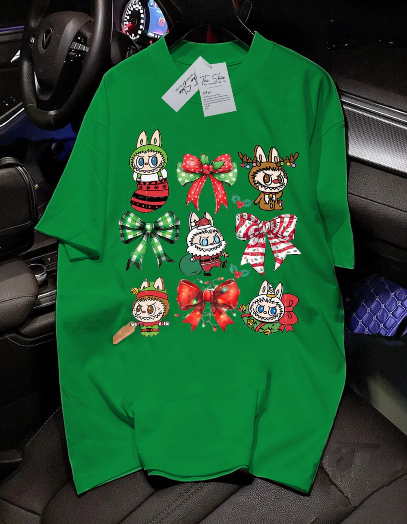 11 Áo thun Labubu Xmas Bow