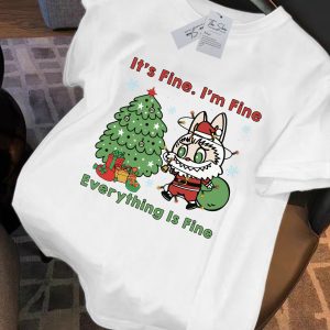 Áo thun Labubu Everything is Fine