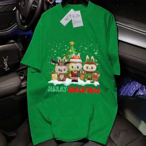 Áo thun Labubu Merry Christmas