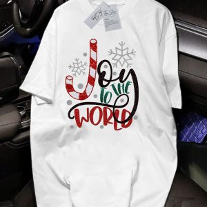 Áo thun “Joy To The World” Glitter