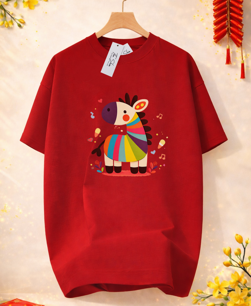 Áo thun tết 2026 – sắc xuân bính ngọ s630 Áo thun tết 2026 – sắc xuân bính ngọ s630