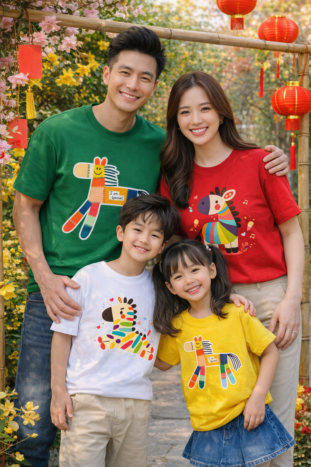 Áo thun tết 2026 – sắc xuân bính ngọ s630 Áo thun tết 2026 – sắc xuân bính ngọ s630