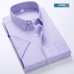 Áo sƠ mi xÁm sỢi tre hỌa tiẾt chẤm bi sm0001 (sao chép)