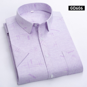 Áo sƠ mi xÁm sỢi tre hỌa tiẾt phẨy gd556 (sao chép)